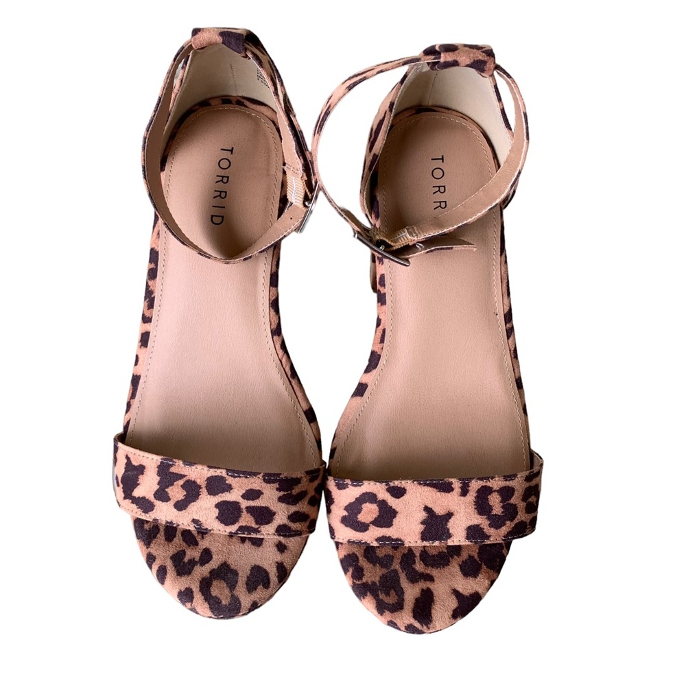 Torrid Leopard Print Platform Heels - image 5